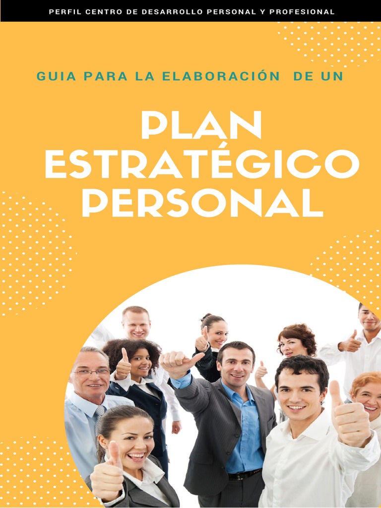 Guia para Elaboración de Plan Estrategico Personal COM | PDF | Análisis ...