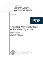 TRAVELLING WAVE SOLUTIONS OF PARABOLIC SYSTEMS