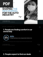 5 trends shaping the new normal for the auto industry post coronavirus pandemic