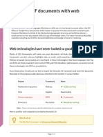 Beautiful PDF Documents With Web Technologies