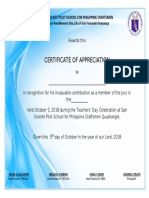 Sample Certificates For Judges