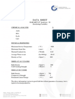 Data Sheet: HARARIYAT Insulcast - 30 (Insulating Castable)