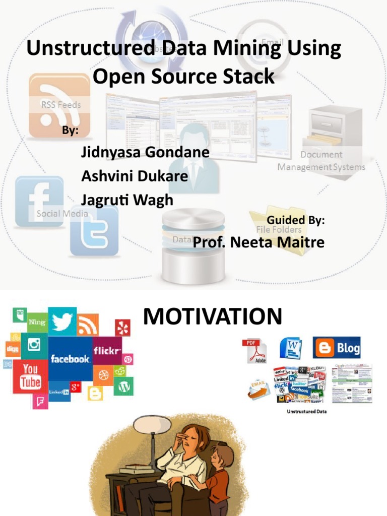 Unstructured Data Mining Using Open Source Stack: Jidnyasa Gondane ...