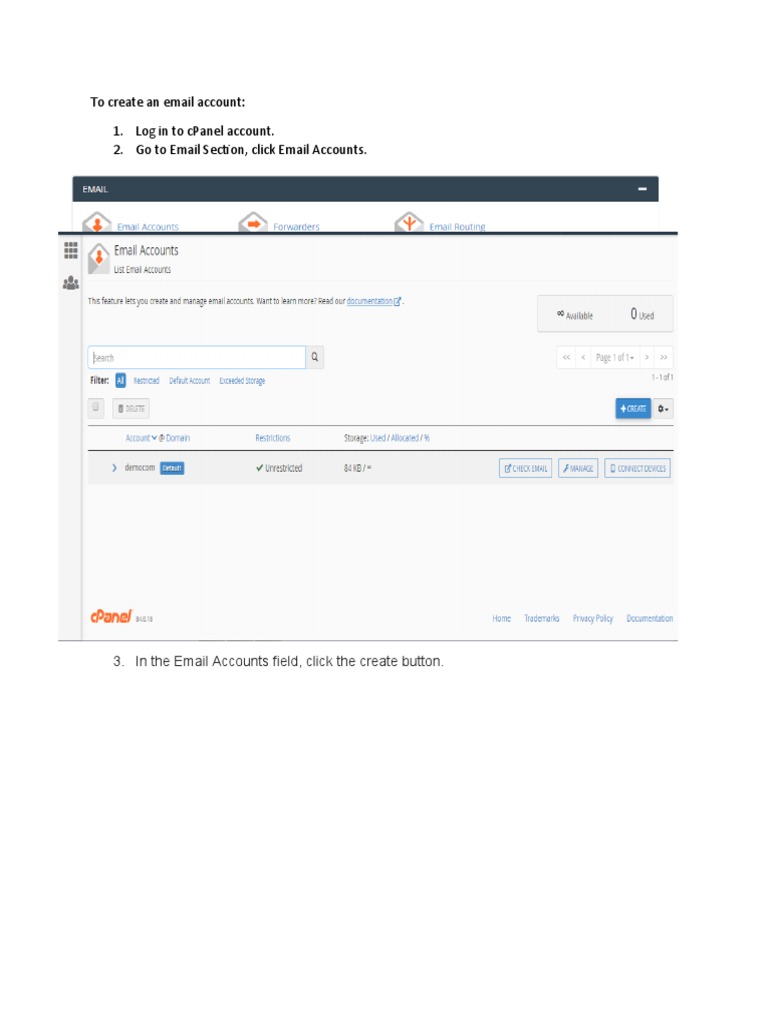 Sample Cpanel Manual | PDF