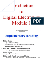 To Digital Electronics: 1 Dr. Biswajeet Mukherjee, PDPM IIITDM Jabalpur