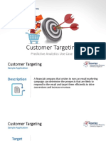 Customer Targeting: Predictive Analytics Use Case