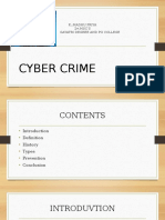 Cyber Crime: K..Madhu Priya 2, MSC'S Gayatri Degree and PG College