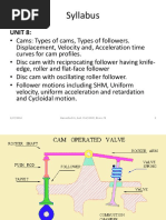 Syllabus: Unit 8