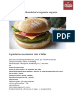 Taller Online de Hamburguesas Veganas