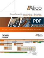 Reporte de Mantenimiento y Operaciones Semana 30 PDF