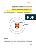 Structure of Atom & Subatomic Particles