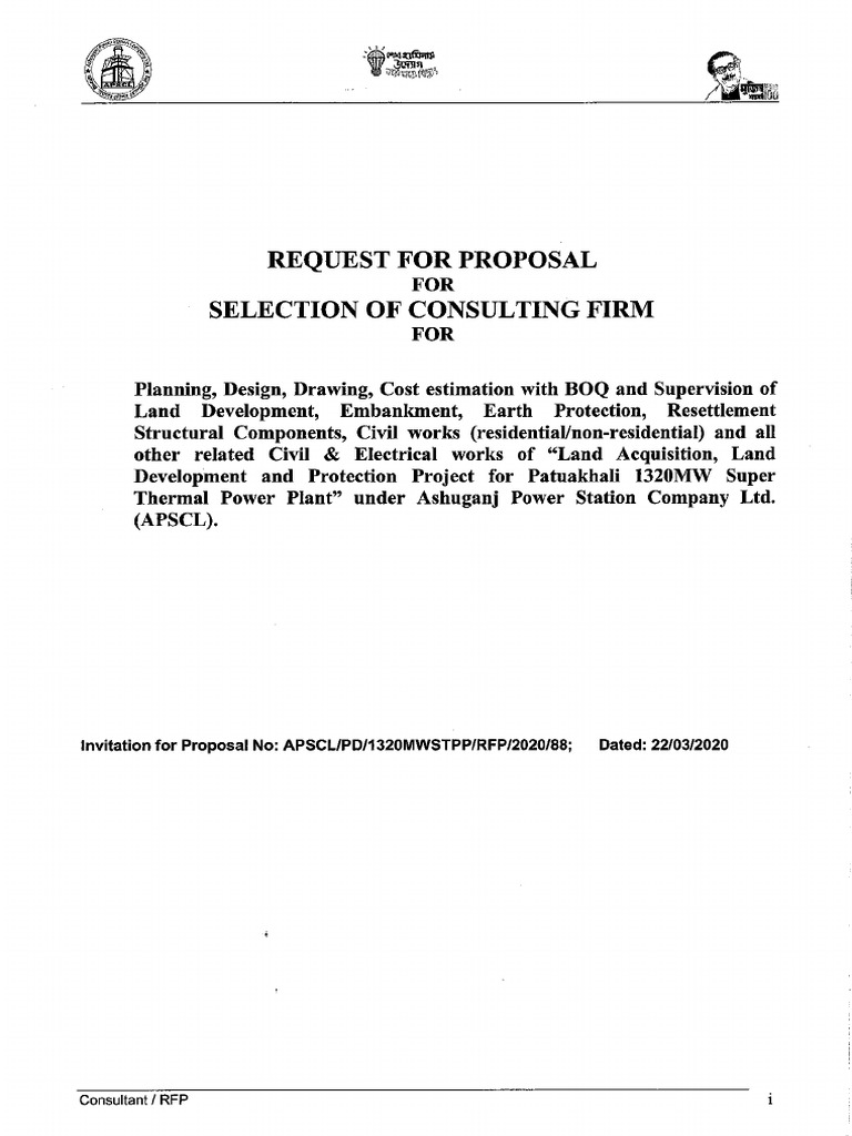 RFP For APSCL | PDF