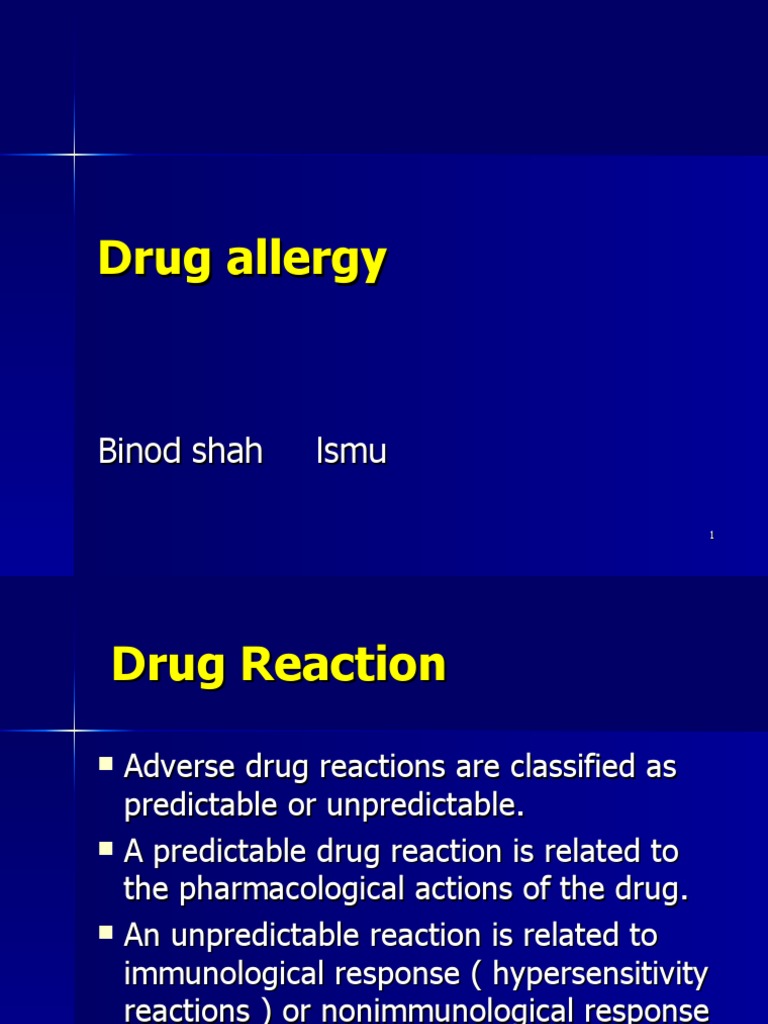 Drug Allergy | PDF | Allergy | Antibody