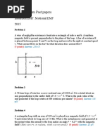 Induction EMF (With Answers)