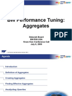 Performance Tuning - Aggregates