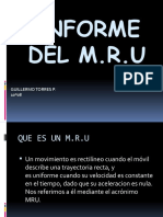 Informe Del M.R.U