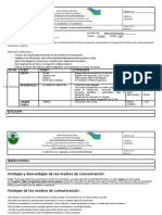 Plan de Aula Semanal Octavo 2