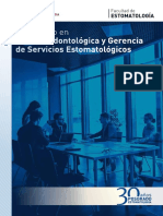 Diplomado en Gestión Odontológica y Gerencia de Servicios Estomatológicos PDF