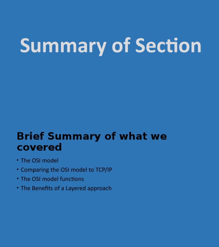 OSI Model Overview and Benefits | PDF