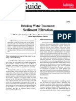 Tratamiento de Agua Potable Filtracion Sedimentada - Ingles