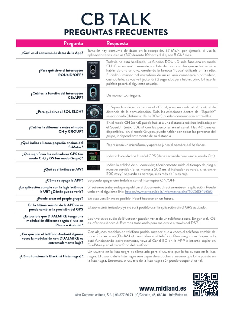 CB Talk Manual PDF Aplicación movil Android (sistema operativo)