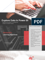 Explore Data in Power BI: Angeles University Foundation College of Computer Studies