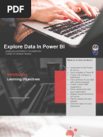 Explore Data in Power BI: Angeles University Foundation College of Computer Studies