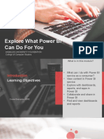 Explore What Power BI Can Do For You: Angeles University Foundation College of Computer Studies