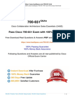 Pass Cisco 700-651 Exam With 100% Guarantee: Cisco Collaboration Architecture Sales Essentials (CASE)