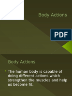 Body Actions gr3