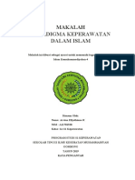 Makalah AIK (PARADIGMA ISLAM TTG ILMU KEPERAWATAN)