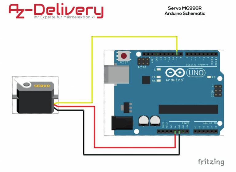 Servo MG996R Arduino Schematic | PDF