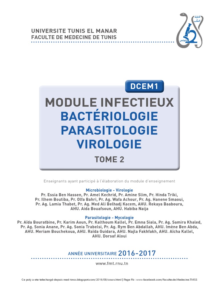 Poly - Dcem1-Infectieux T2 - by Med - TMSS PDF | PDF | Méningite ...