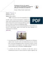 Aplicaciones de Las Soluciones Amortiguadoras en La Industria Alimentaria.