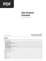 ISO 9001 2015 Gap Analysis Checklist sampleXX