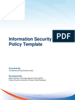 Info Security Policy Template v1 0 PDF