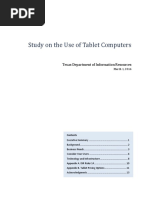 Study On The Use of Tablet Computers