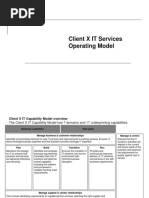 IT Operating Model - Workshop