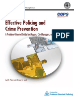 Effective Policing and Crime Prevention: A Problem-Oriented Guide For Mayors, City Managers, and County Executives