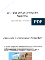 Diapositiva de Ciencias Naturales sobre los tipos de contaminación ambiental..pptx