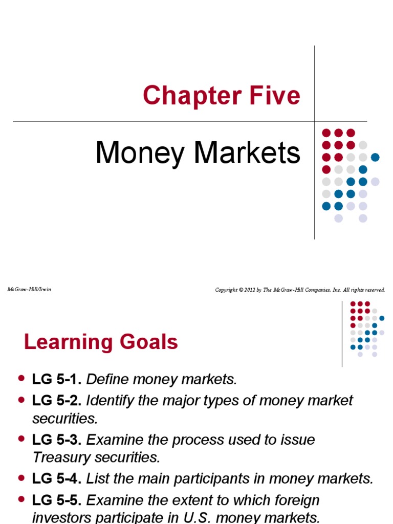 Chapter Five: Money Markets | PDF | United States Treasury Security ...