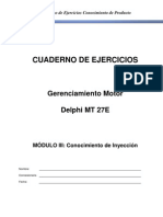 Cuaderno de Ejercicios Conocimento de Producto DELPHI MT 27