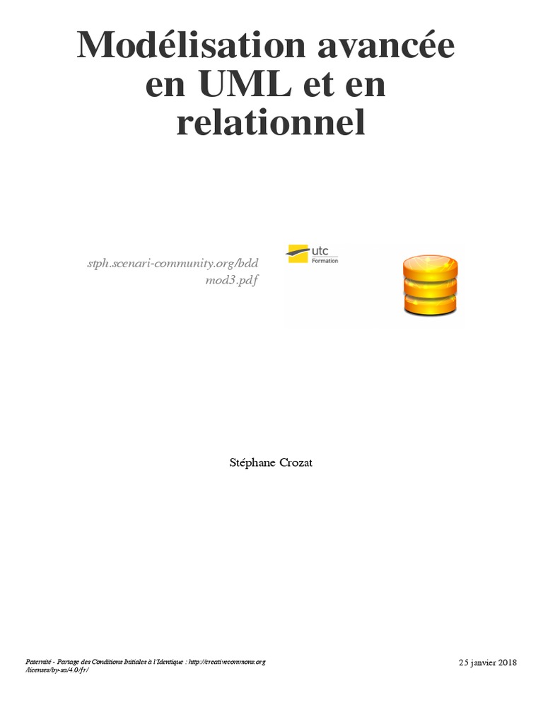 Modélisation avancée UML et relationnelle | PDF | Langage de ...