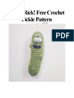 Pickle Rick! Free Crochet Pickle Pattern: August 13, 2017 6 Comments