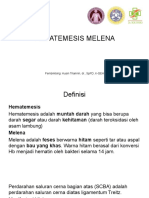 INTERNA - Hematemesis Melena - Dr. Sony Gunawan - Dr. Praf Nahlalogi