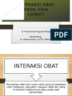 INTERNA - Interaksi Obat Pada Usia Lanjut - Dr. Muhammad Nugraha Madja