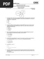 13 March 2003 - Maths Aptitude