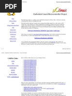 Uclinux - Embedded Linux - Microcontroller Project - Source Distribution