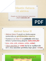 Indikativ Futura II Aktiva Latinski Jezik