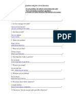 Indirect Questions Practice - 36738